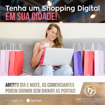Shopping Digital em formato de aplicativos delivery